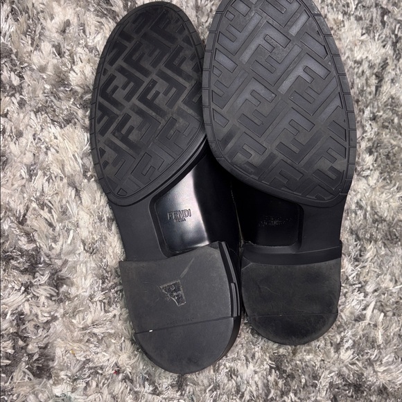 FENDI Frame Leather Loafer Size 12 - Picture 12 of 16